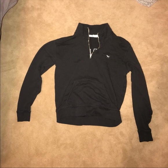 victoria secret black fleece from pink - Picture 1 of 4
